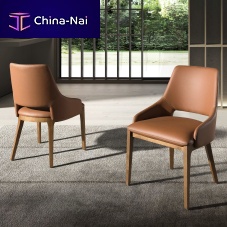 Contemporary dining chair 4156indoorsynthetic leatherin synthetic fabric