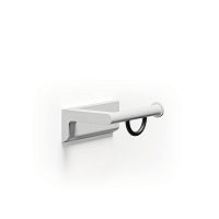Wall-mounted toilet roll holder Cavere aluminumblacksatin