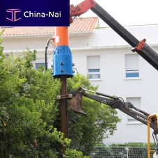 Cylindrical pile-driving hammer MAP Cpneumatic