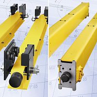 Motorized crane end-carriage