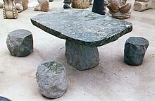 Contemporary table stonerectangular