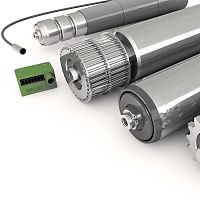 Conveyor motorized roller