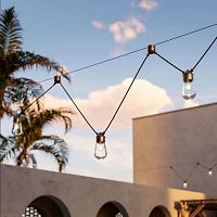 LED cable lighting DROP roundbrassglass