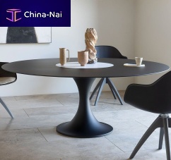 Contemporary table MANZ / 08Blacquered MDFlacquered aluminumanodized aluminum