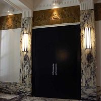 Art Deco wall light SCANA 700outdoorlacquered steelPMMA
