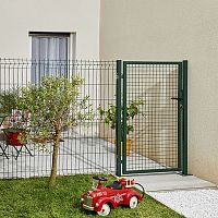 Galvanised steel garden gate GARDEN +powder-coated steel