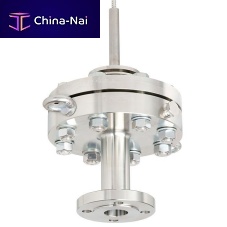 Diaphragm seal with flange connection 990.45processpetrochemicalfor the gas industry