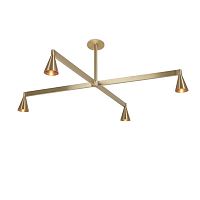 Contemporary ceiling light AUSTEREbrassLEDdimmable