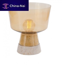 Table lamp MARAVELglassstonetraditional