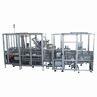 Intermittent-motion case packer AP200horizontalPLC-controlledautomatic