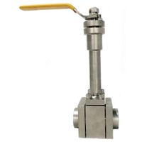 Ball valve leverfor controlcryogenic