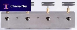 Multi-channel manifold stainless steelfor valvesthreaded
