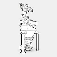 Vertical mill UCOM series foodcoarse powdercompact