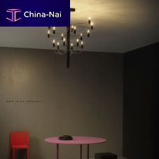 Contemporary chandelier SCARbrassironcommercial