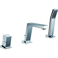 Shower mixer tap AQUA 300for bathtubdeck mountedmetal