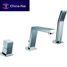 Shower mixer tap AQUA 300for bathtubdeck mountedmetal