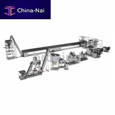 Cocoa bean processing line