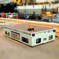 Battery-powered self-propelled trailer