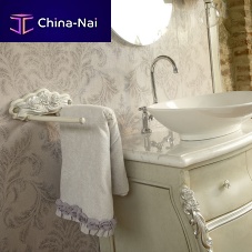 Wall-mounted towel rack CAPRI lacquered wood
