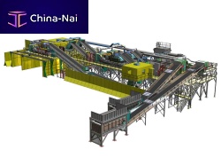 Paper recycling plant for process lines