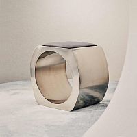 Contemporary stool Skyeleathersteel baseupholstered