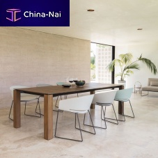 Contemporary dining table WINDceramicaluminumrectangular