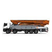Trailer-mounted truck-mounted concrete pump K56Lfor construction