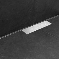 Brushed stainless steel shower drain M-LINE-700-30