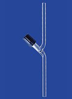Needle valve electricshut-offborosilicate glass