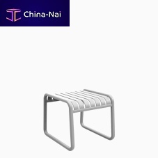 Contemporary side table Brighton aluminiumaluminum baserectangular