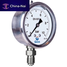 Relative pressure gauge M0305 series dialthreadedpanel-mount