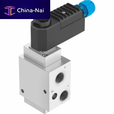 Solenoid-operated pneumatic directional control valve VOFC spoolpoppetrotary