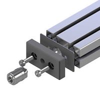 Aluminum clamping plate 24.1105/0rectangular