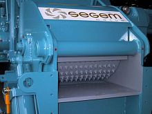 Single-shaft shredder 4 - 15 t/hfor wood