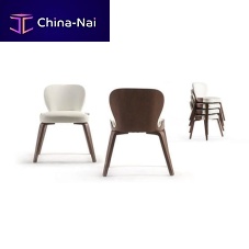 Contemporary dining chair BOOM Uindoorwoodenupholstered
