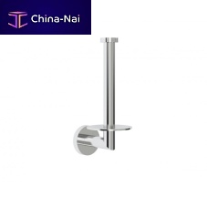 Wall-mounted toilet roll holder Italicachrome-plated brasscommercialhome