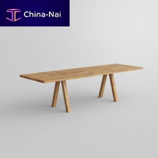 Original design dining table PAPILIO SIMPLEoakoiled woodoak base