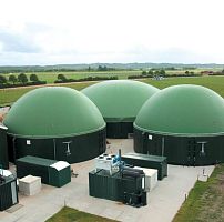 Biogas storage tank cover AB Cover®double membrane