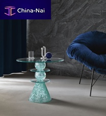 Original design side table IL PAESE DELLE MERAVIGLIEglassroundhome