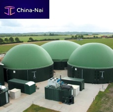 Biogas storage tank cover AB Cover®double membrane