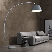 Floor-standing lamp PURE: ARCImetalcontemporarycorded