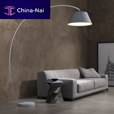 Floor-standing lamp PURE: ARCImetalcontemporarycorded