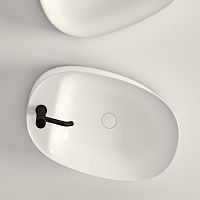 Countertop washbasin SKINNY: 5407ceramic1-holewithout overflow