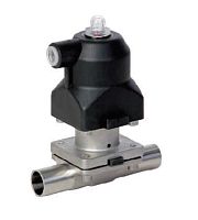 Diaphragm valve KMA 195pneumatically-operatedfor controlstainless steel