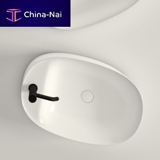 Countertop washbasin SKINNY: 5407ceramic1-holewithout overflow