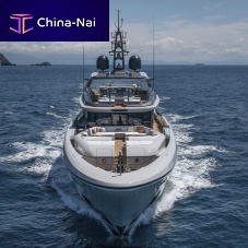Cruising mega-yacht T52 raised pilothousehybridsteel