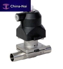 Diaphragm valve KMA 195pneumatically-operatedfor controlstainless steel