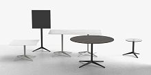 Extruded aluminum table base FAZcast aluminumcontemporary3-leg