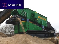 Crusher loading screening unit KOMPATTO SC 221mobilelinear vibratingfor bulk materials