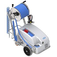 Hot water high-pressure cleaner FDR Super-Airthree-phasemobilestainless steel